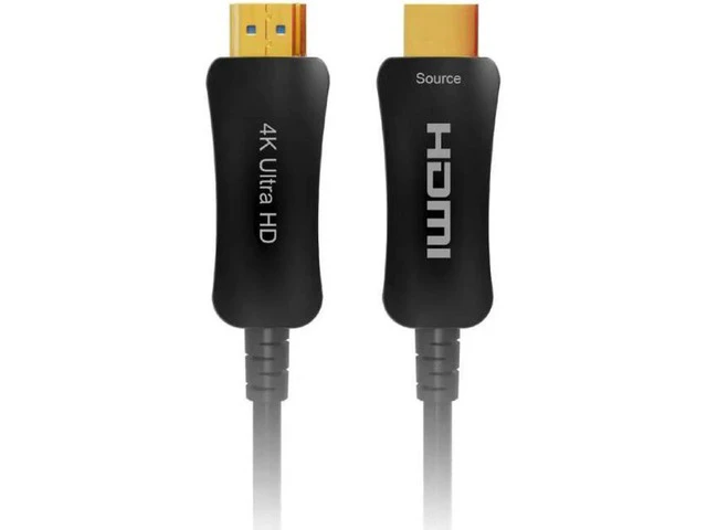 Alt view image 2 of 7 - Fiber HDMI Cable 4K HDR 60Hz - 2M 5M 10M 20M 30M 50M - Fiber Optic HDMI 2.0b Cable, Support 18Gbps and Projector, Roku, Slim and Flexible HDMI Fiber Optic Cable - 6.5ft (2meters)