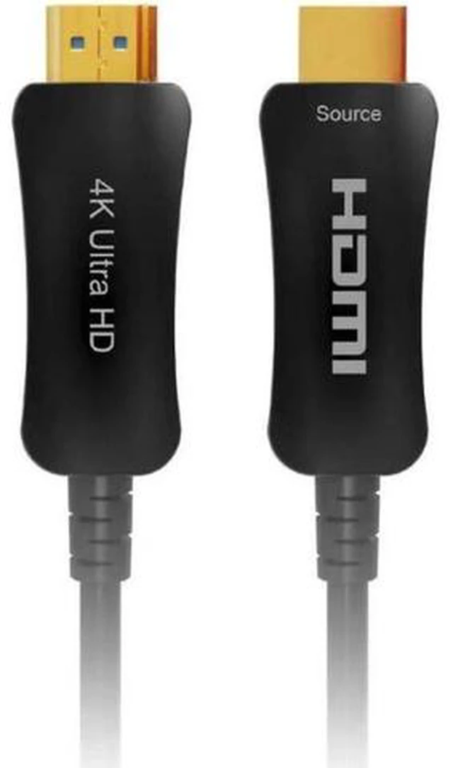 Alt view image 3 of 6 - 4K Fiber HDMI Cable - HDMI 2.0 Support 4K 60hz(4:4:4, Dolby Vision, HDR10), Optimal Viewing for Apple tv 4k, Xbox one, PS4 pro - One-Way Work HDMI Cable - 6.5ft (2meters)