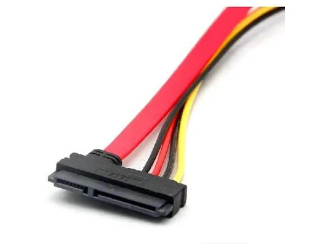Alt view image 2 of 4 - 7 Pin SATA Serial ATA to SAS 29 Pin & 4 Pin Power Cable Male Connector Adapter for 2.5" inch HDD Hard Disk Drive F