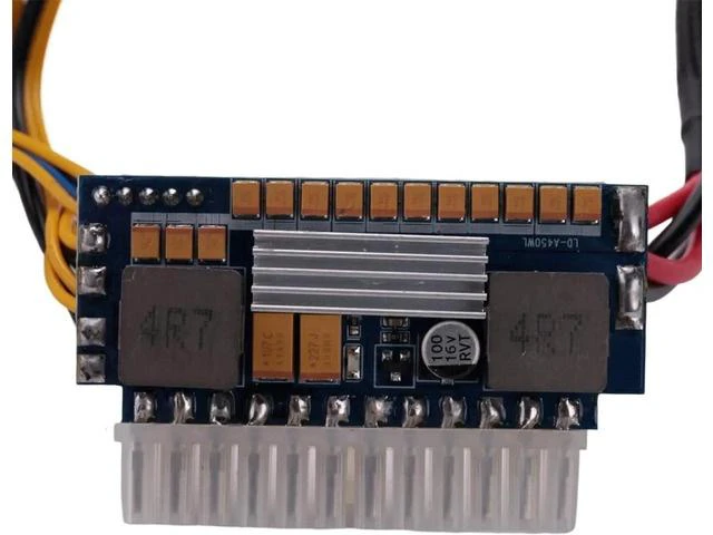 Alt view image 5 of 7 - Misaso 450W 24Pin 12V DC Input 450W Output Realan Mini ITX Pico PSU DC ATX PC Switch DC-DC ATX Power Supply for Computer