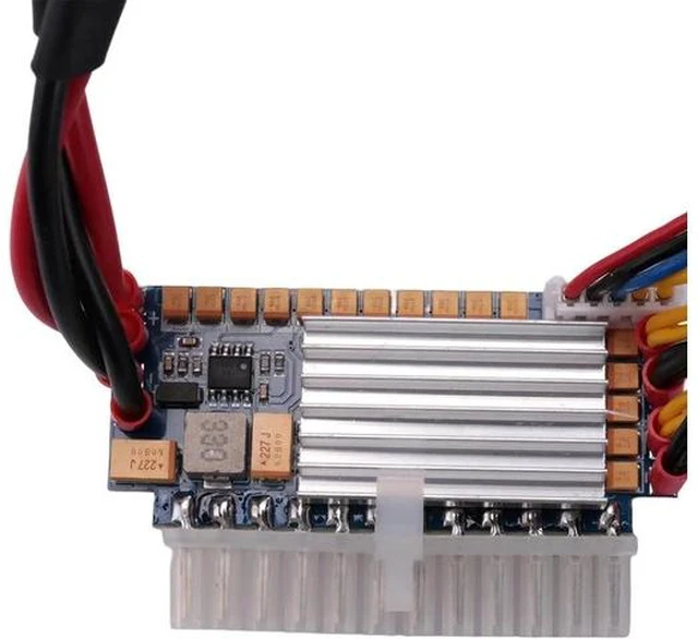 Alt view image 4 of 7 - Misaso 450W 24Pin 12V DC Input 450W Output Realan Mini ITX Pico PSU DC ATX PC Switch DC-DC ATX Power Supply for Computer