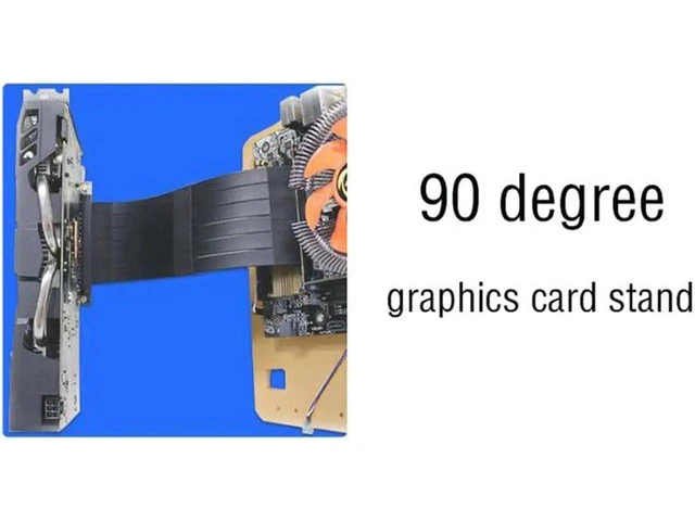 Alt view image 3 of 5 - Express 3.0 High Speed 16X Flexible Cable Extension Port Adapter Riser Card PC ie Card Connector Cable 250mm