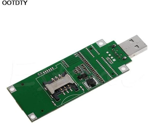 Main image of PCI-e Wireless WWAN to USB Adapter card With SIM Card Slot Module testing - L059 New hot
