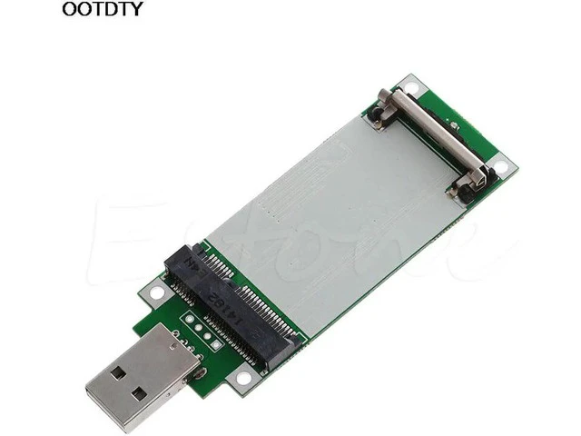 Alt view image 2 of 5 - PCI-e Wireless WWAN to USB Adapter card With SIM Card Slot Module testing - L059 New hot