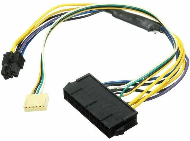 Main image of 11.8in 24P to 6P Power Supply Adapter Cable Compatible with HP Elite 8100 8200 8300 800G1