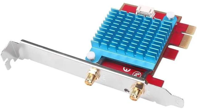 Alt view image 3 of 5 - 6 AX200 Pro Wireless Adapter Dual Band 2.4Gbps PCIe Wifi Card AX200 Gigabit Network Card 802.11AX Bluetooth 5.0