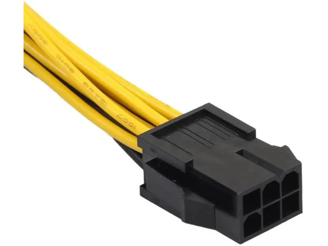 Alt view image 2 of 6 - 2xpci-e 6-pin To 2x 6+2-pin (6-pin/8-pin) Power Splitter Cable Pcie Pci Express