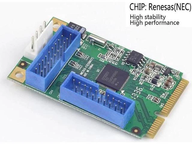 Alt view image 3 of 5 - PCI-e USB 3.0 Adapter 4 ports PCI e to USB 3.0 adapter Expansion Card USB3.0 PCI e converter With Cable
