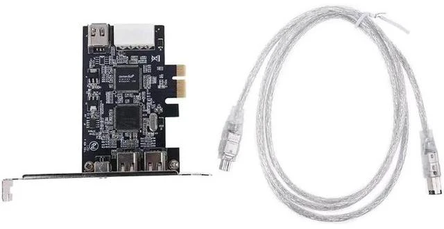 Main image of PCIe 3 Ports Firewire Cable Expansion Card PCI for EXPRESS 1394B & 1394A TI XIO2213B Chipset Adapter