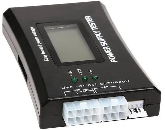 Alt view image 6 of 7 - Bestyu Digital LCD Display PC Computer Power Supply Tester 20/24 Pin 4 PSU ATX BTX ITX SATA HDD Testers