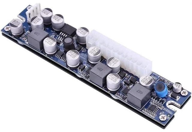 Main image of Mini LD-200W 19V DC Input Pin Power Module DC-ATX Power Supply DC 24pin ATX to 12V AUX for Computer.