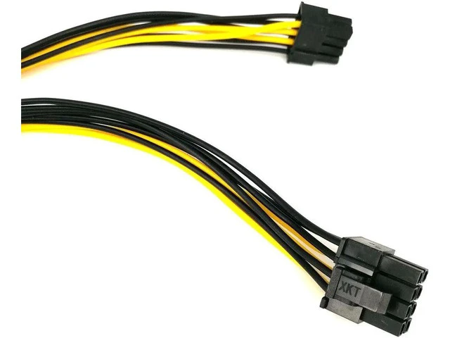 Alt view image 6 of 6 - PCI-e 8pin to Dual 8Pin / PCIe 8pin-2x(6+2pin) Graphics Video Card Power Cable PCI Express Power Splitter Cable Computer Cable
