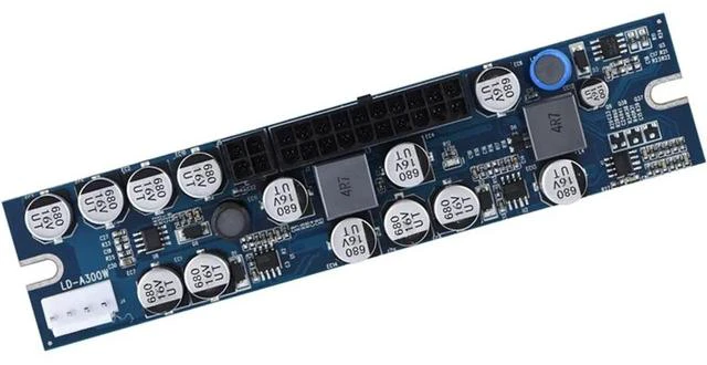 Alt view image 3 of 7 - Computer Power Supply Module,Professional 300W Power Supply Module,24Pin to 20Pin Cable,DC Input Cable, AUX Cable,Full Protection PC Power Supply Suitable for MiniITX and 1U Case