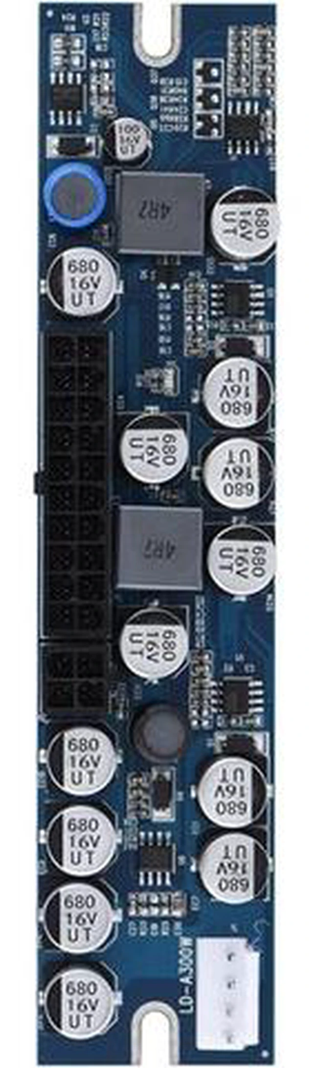 Alt view image 2 of 7 - Computer Power Supply Module,Professional 300W Power Supply Module,24Pin to 20Pin Cable,DC Input Cable, AUX Cable,Full Protection PC Power Supply Suitable for MiniITX and 1U Case