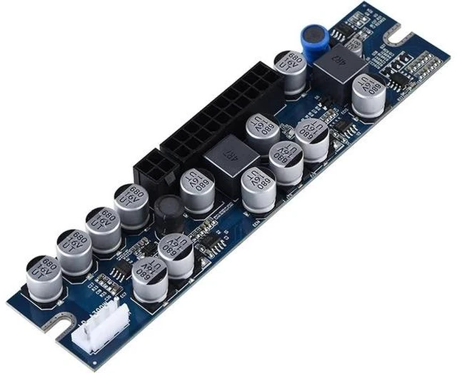 Alt view image 7 of 7 - Computer Power Supply Module,Professional 300W Power Supply Module,24Pin to 20Pin Cable,DC Input Cable, AUX Cable,Full Protection PC Power Supply Suitable for MiniITX and 1U Case