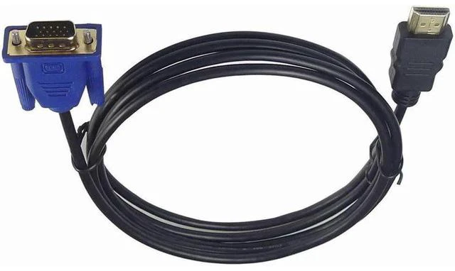Alt view image 2 of 4 - 1.8 M HDMI Cable HDMI To VGA 1080P HD With Audio Adapter Cable HDMI TO VGA Cable for 720, 1080i and 1080P digital signal formats