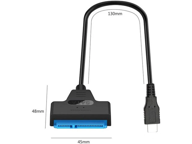 Alt view image 5 of 5 - 2 In 1 SATA To USB 3.1 Easy Drive Line Desktop Hard Drive Line Drive Read Data High Speed Universal Connector Computer Cable