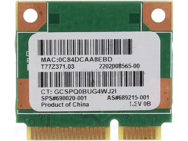 Alt view image 2 of 5 - 150M Wi-Fi Wireless Network Card Bluetooth for RT3290 HP Pavilion G7-2000 Ralink 802.11b/g/n wifi Adapter