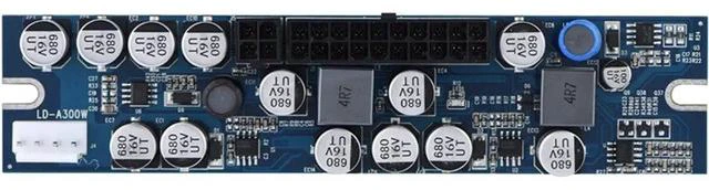 Alt view image 6 of 7 - Computer Power Supply Module,Professional 300W Power Supply Module,24Pin to 20Pin Cable,DC Input Cable, AUX Cable,Full Protection PC Power Supply Suitable for MiniITX and 1U Case