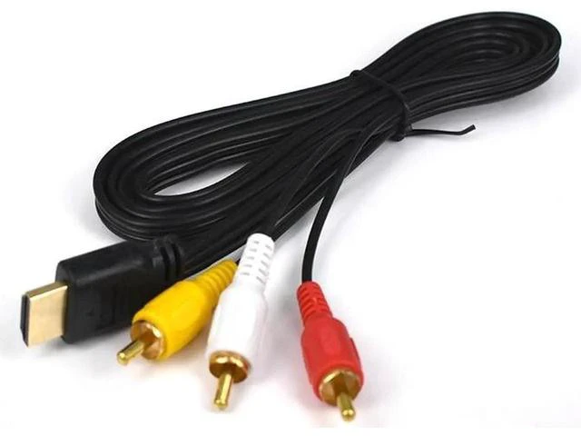 Main image of 1.5m HDMI-compatible Male To 3 RCA Video Audio AV Adapter Cable 3RCA Stereo Converter Component for TV Set-Box DV DVD PC