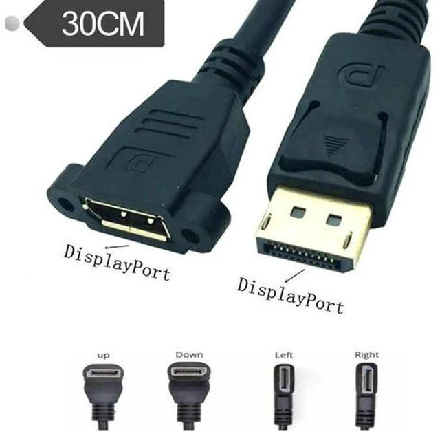 Main image of DisplayPort Extension Cable DP to DP Extension Cable Male to Femlae 0.3M Cord