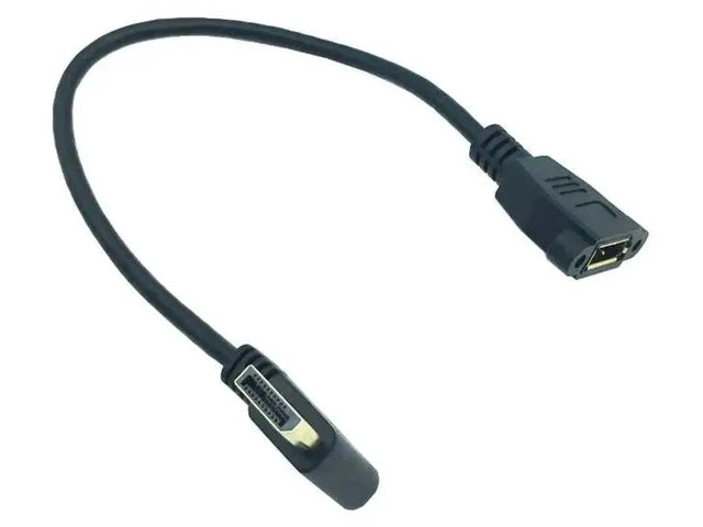 Alt view image 3 of 6 - DisplayPort Extension Cable DP to DP Extension Cable Male to Femlae 0.3M Cord
