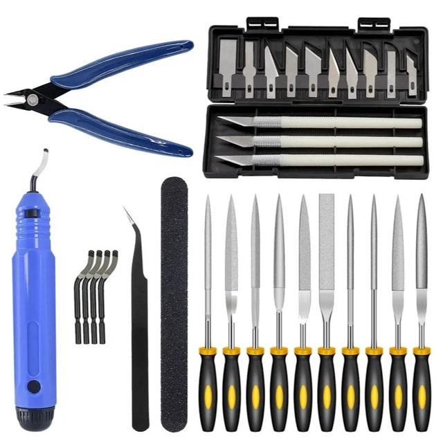 Main image of 32 sets of 3D printing tool kits, models for deburring, trimming and polishing, 3D printer accessories tool kits