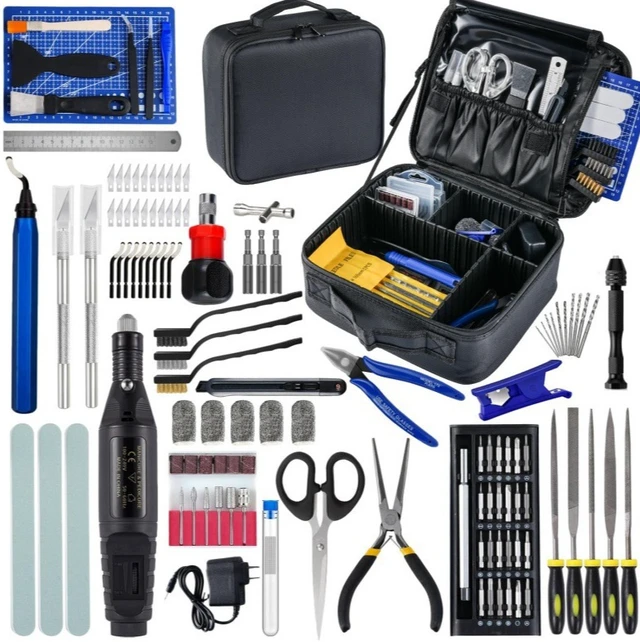 Alt view image 6 of 6 - 124 pieces 3D printing accessory tools with tool bag, basic tools for 3D printer modeling