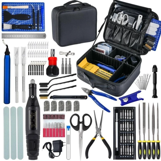 Main image of 124 pieces 3D printing accessory tools with tool bag, basic tools for 3D printer modeling