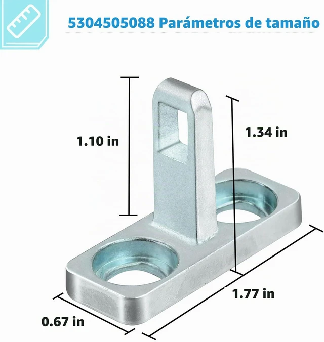 Alt view image 2 of 6 - 5304505088 Pestillo de puerta de lavadora para Electrolux Frigidaire Pestillo de puerta de lavadora, 1 paquete