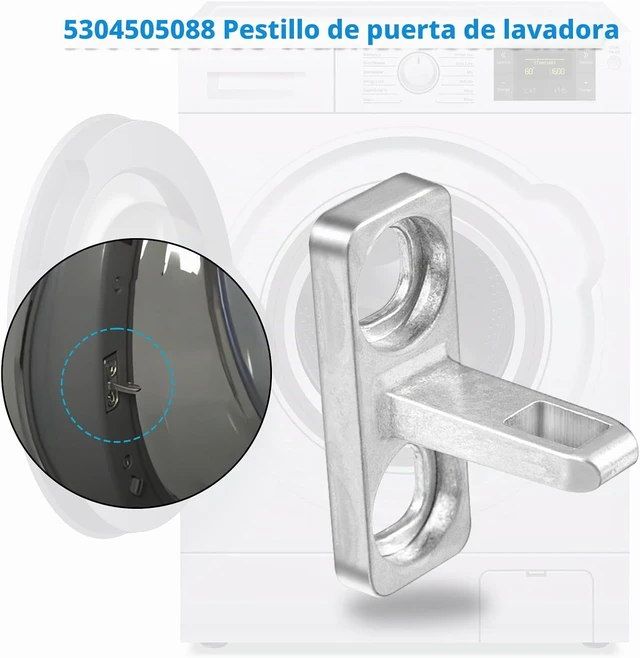 Alt view image 3 of 6 - 5304505088 Pestillo de puerta de lavadora para Electrolux Frigidaire Pestillo de puerta de lavadora, 1 paquete