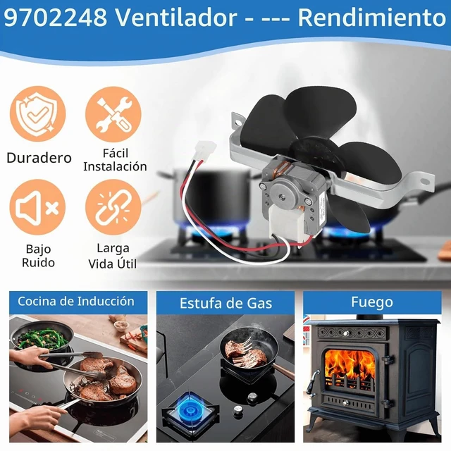 Alt view image 4 of 7 - S97012248 97012248 Range Hood Fan Motor BP17 Replacement Part
Compatible con estufas B-roan Nu-Tone 40000 42000 Series Ken-more de Fetechmate Reemplazar 99080492 97005161 99080533