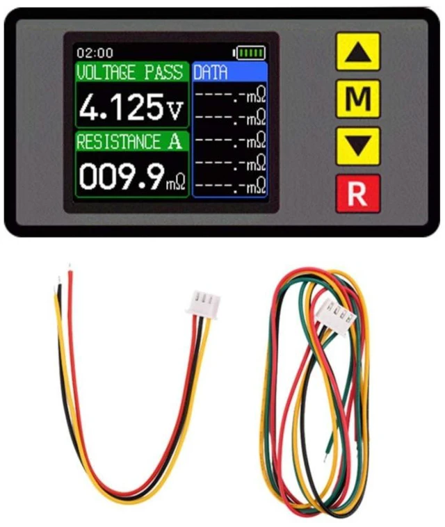 Main image of Entry-level four-wire TS457/TS607 data recording battery voltage and internal resistance tester for AC use only