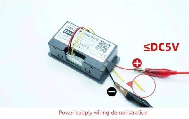 Alt view image 3 of 4 - Entry-level four-wire TS457/TS607 data recording battery voltage and internal resistance tester for AC use only