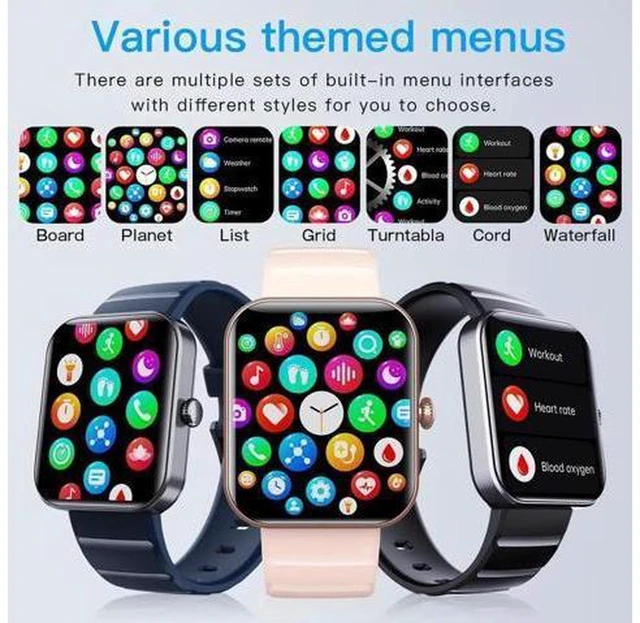 Alt view image 6 of 7 - Smart Watch Blood Glucose, Smartwatch for Men Women Fitness Activity Tracker IP67 Waterproof, Heart Rate Sleep Monitor, Pedometer, Blood Sugar Oxygen Tracking Smart Watches for Android iOS, 2023
