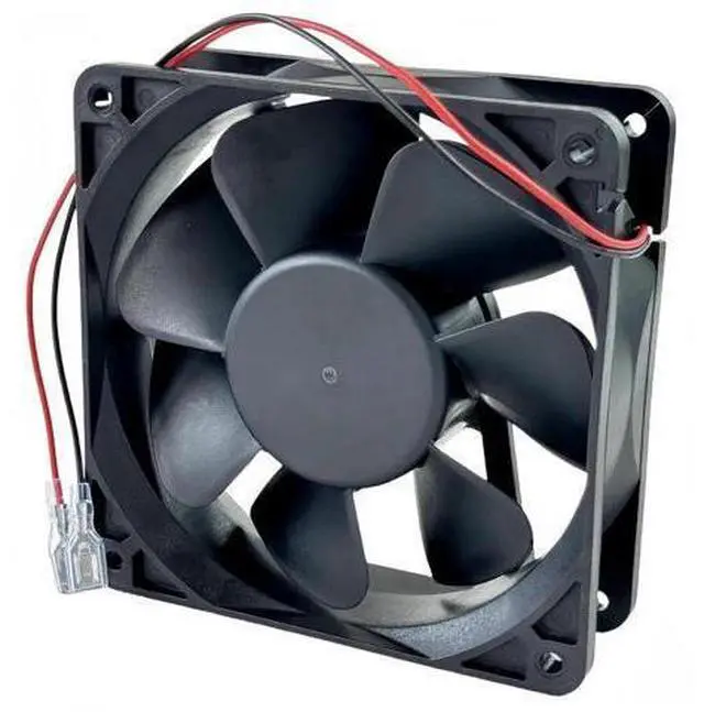 Alt view image 2 of 7 - RDM1238B DC Brushless Cooling Fan 12038 120×120×38mm 12V 0.40A 2-Wire Inverter Chassis Fan