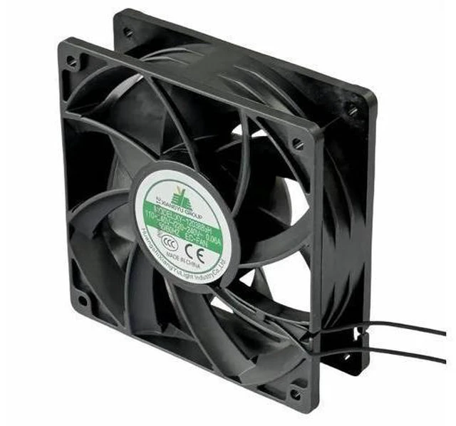 Alt view image 4 of 7 - XY-12038B2H EC Cooling Fan 12038 120×120×38mm Universal 110V-240V Wide Voltage Cabinet Fan