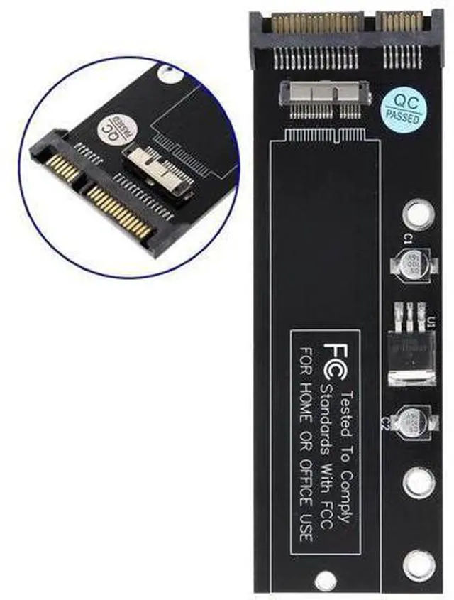 Alt view image 4 of 7 - USB 3.0 Dual PCB Adapter, 12+6Pin Mac SSD + 22Pin SATA Reader for 2010/2011 MacBook Air A1369 A1370