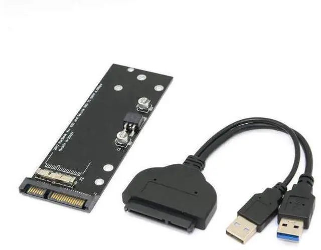 Main image of USB 3.0 Dual PCB Adapter, 12+6Pin Mac SSD + 22Pin SATA Reader for 2010/2011 MacBook Air A1369 A1370