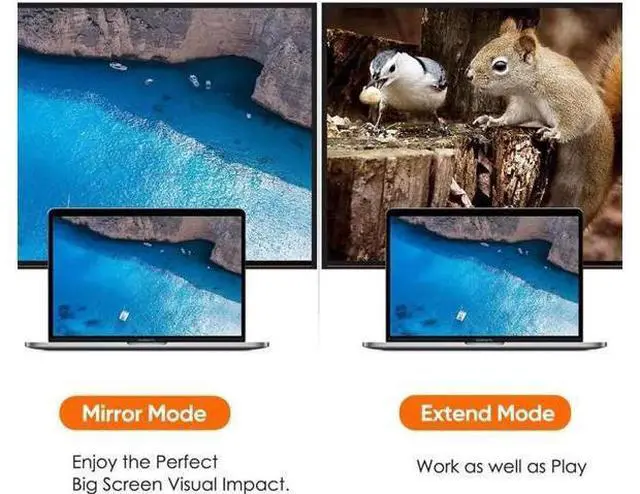 Alt view image 7 of 7 - DisplayPort to HDMI Adapter 4K 60Hz UHD 15CM, DP 1.2 HDMI Audio Converter, Multi Monitor Eyefinity Supported, HDCP Compatible for Laptop GPU Gaming Card Desktop Monitor, DP-HDMI Adaptor