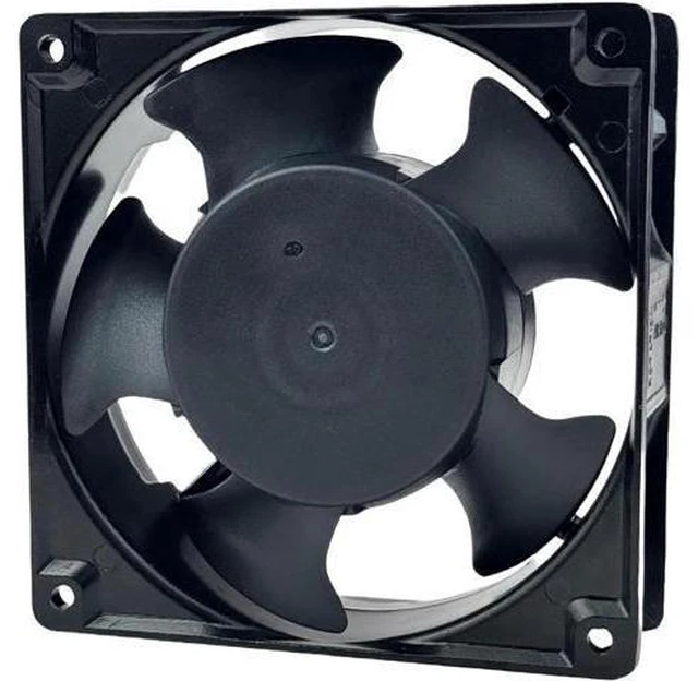 Alt view image 4 of 6 - SP101A-1123HST.GN 12038 AC115V 0.21/0.18A 2-Pin Cooling Fan, 120×120×38mm 2900RPM High Airflow Aluminum Frame Cabinet Fan