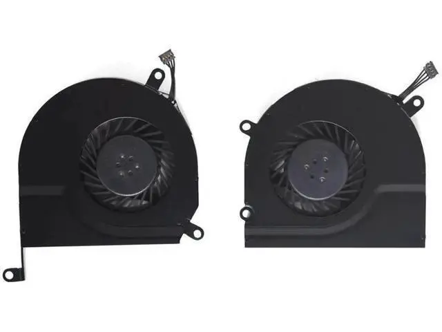 Alt view image 2 of 5 - Left + Right Dual CPU Cooling Fan Set Replacement for MacBook Pro 15 Inch A1286 Late 2008 / Early 2009 / Mid 2010 / Early & Late 2011 / Mid 2012 Unibody Laptop Cooler 4-Pin PWM DC5V
