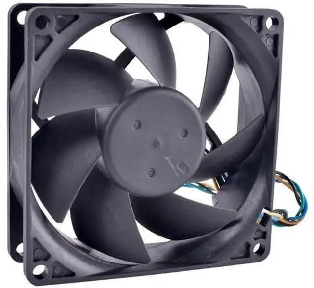 Alt view image 2 of 3 - AFB0812SH-9N07 8025 DC12V 0.51A 4-Pin PWM Cooling Fan, 80×80×25mm High Airflow 4-Wire Fan for CPU, Motherboard & PC Case