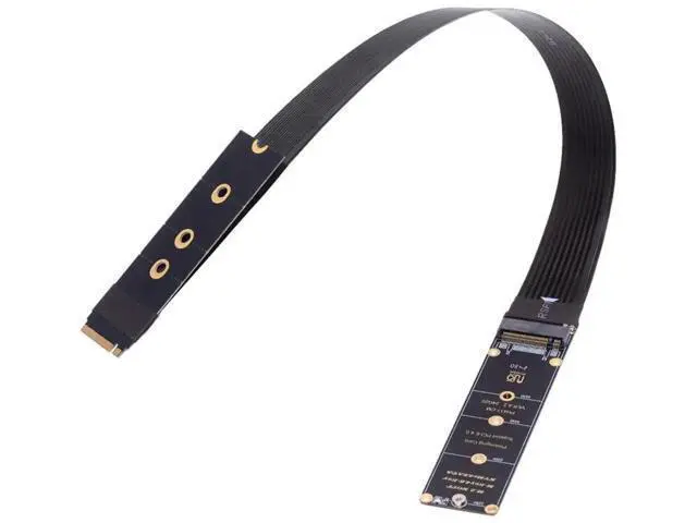 Main image of 30cm PCIe 3.0/4.0 M.2 NVMe Flex Extension Cable, Fits 2230/2242/2260/2280 SSD