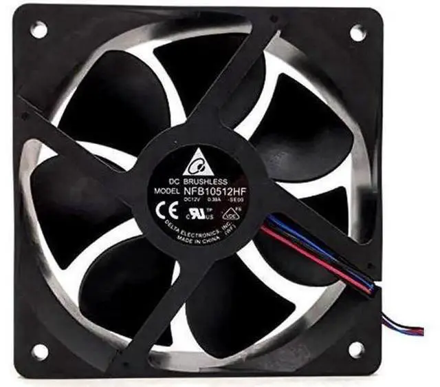 Main image of NFB10512HF 10532 DC12V 0.39A 3-Wire Cooling Fan, 105×105×32mm Dedicated Replacement Fan for Projectors