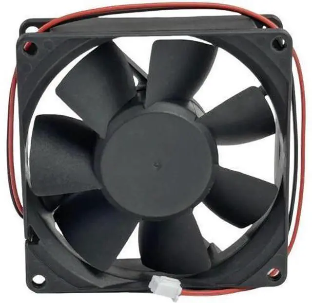 Alt view image 5 of 7 - KD1208PTS1 8025 DC12V 2.6W 2-Wire Brushless Cooling Fan, 8cm Replacement Fan for PC Case & Power Supply