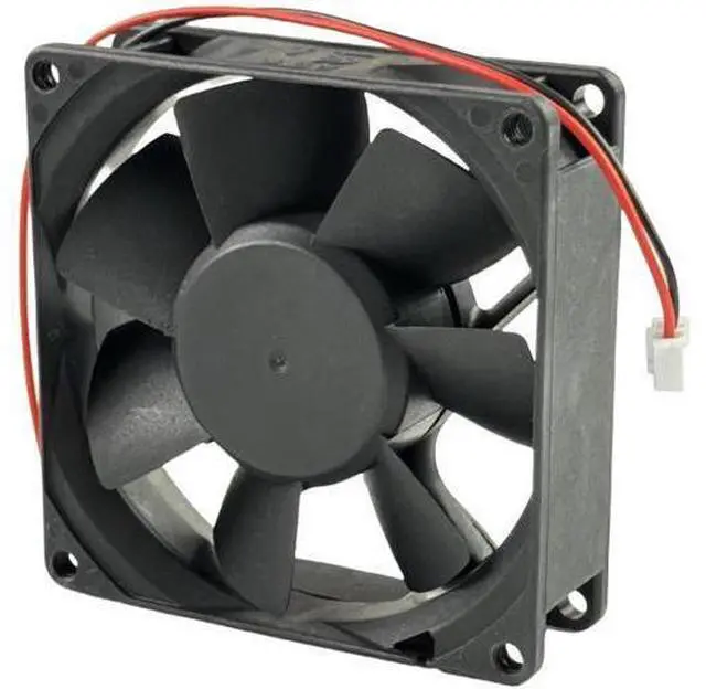 Alt view image 7 of 7 - KD1208PTS1 8025 DC12V 2.6W 2-Wire Brushless Cooling Fan, 8cm Replacement Fan for PC Case & Power Supply
