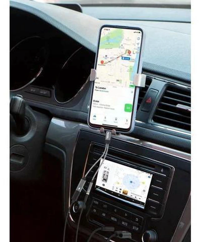 Alt view image 4 of 7 - USB C to 3.5mm Audio & Charging Adapter, PD 100W Fast Charging Type C Aux Headphone Splitter for iPhone 15/16, Galaxy S24 S23 S22 Ultra, iPad Pro Air, Pixel 9 8