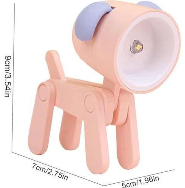 Alt view image 5 of 7 - 4pcs Led Night Lights Puppy Dog Night Lamp Portable Desk Lamp