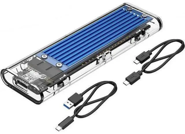 Main image of Highwings M.2 SSD Enclosure for M.2 NVMe SSD,M.2 NVME to USB3.1 Type-C GEN2 10GBPS Enclosure M.2 NVME SSD Adapter M Key Portable Enclosure for Intel 660p/Samsung 970 EVO/Samsung970 Pro NVME SSD-Blue